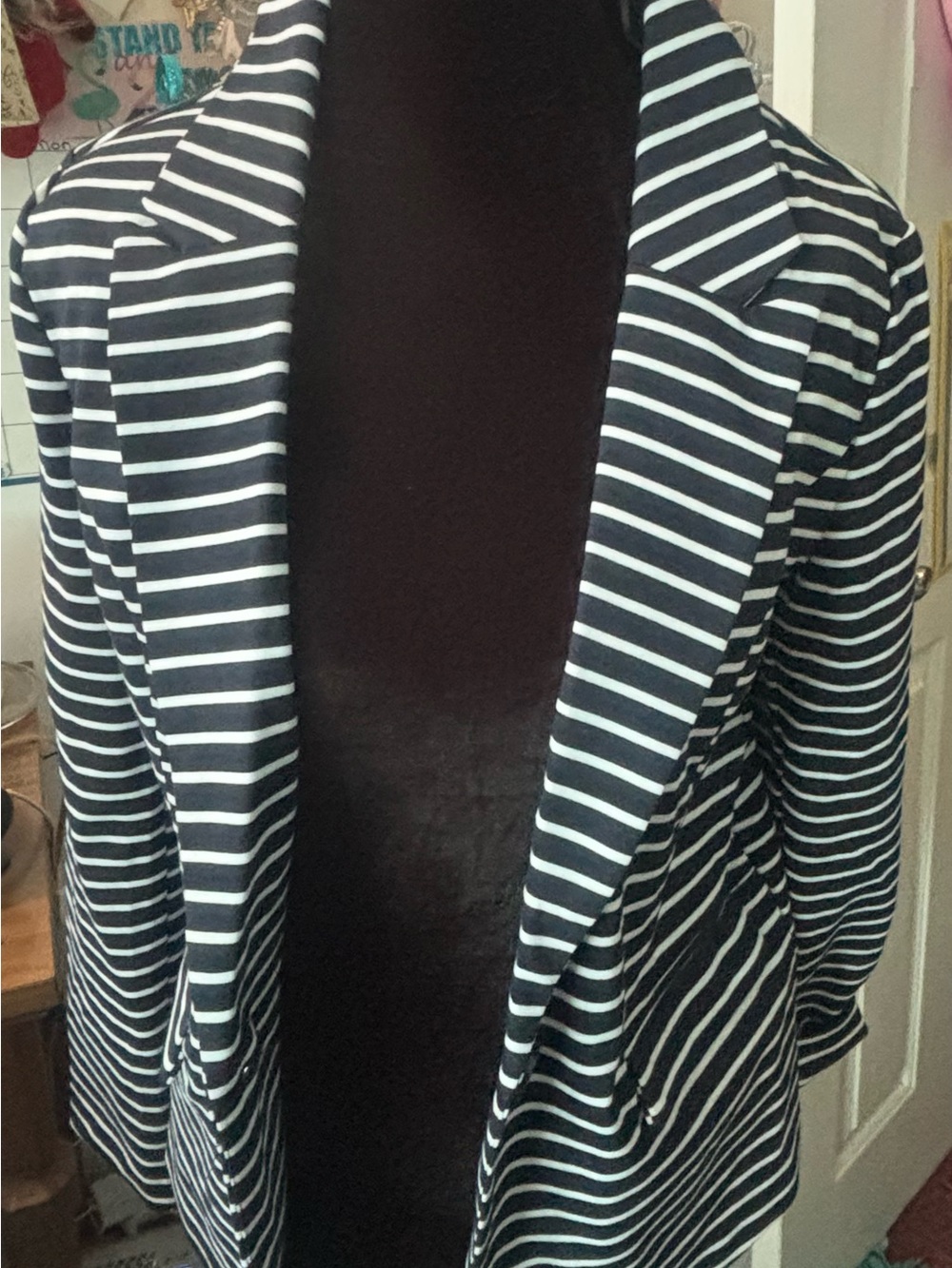 41 Hawthorn Navy and White Striped Blazer